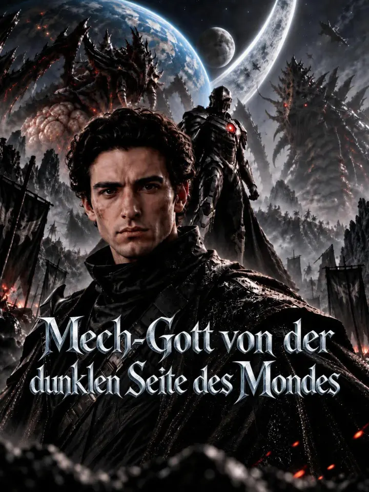 Mech-Gott von der dunklen Seite des Mondes poster