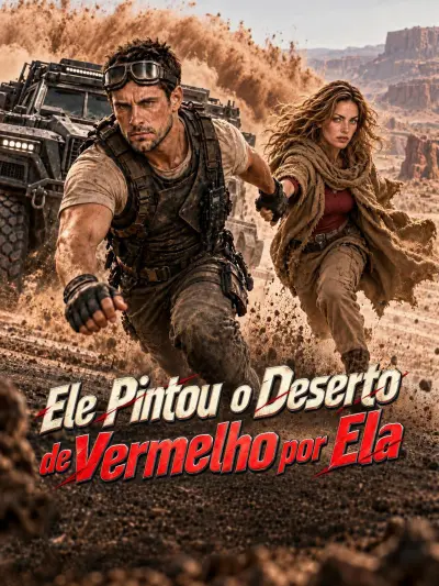 Ele Pintou o Deserto de Vermelho por Ela poster