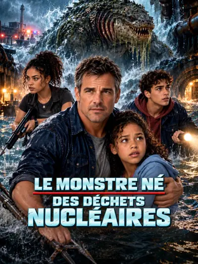 LE MONSTRE NÉ DES DÉCHETS NUCLÉAIRES poster