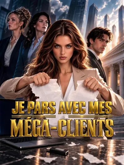 JE PARS AVEC MES MÉGA-CLIENTS poster