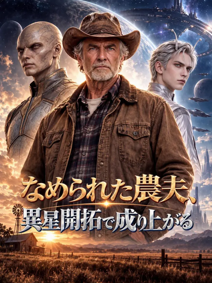 なめられた農夫、異星開拓で成り上がる poster