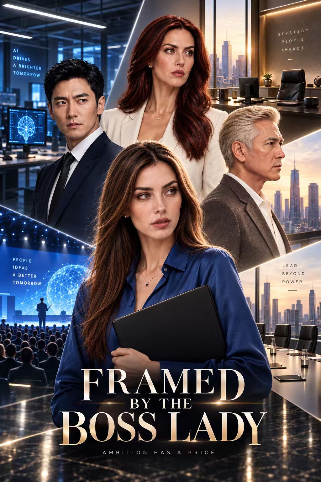 FRAMED BY THE BOSS LADY