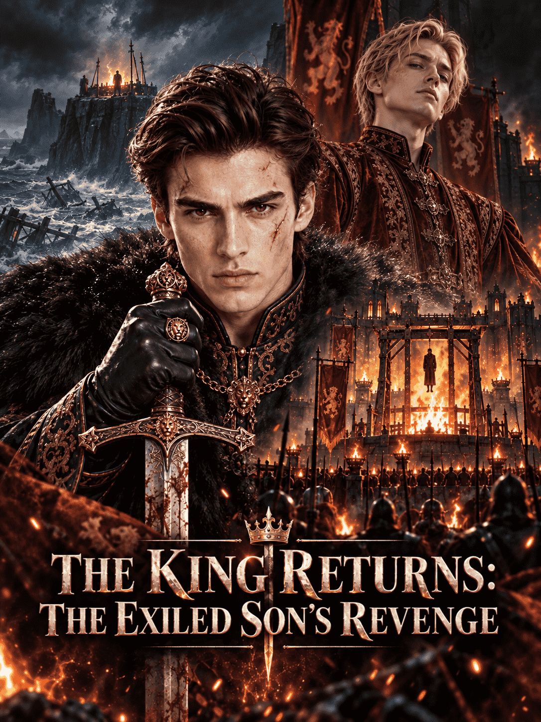 The King Returns The Exiled Son's Revenge short drama poster