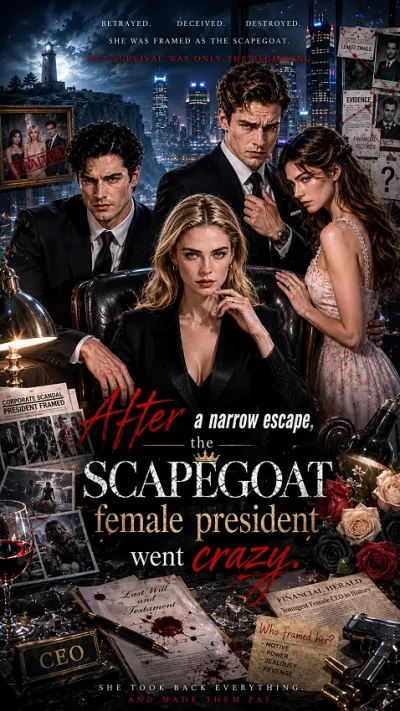 After a narrow escape, the scapegoat female president went crazy poster