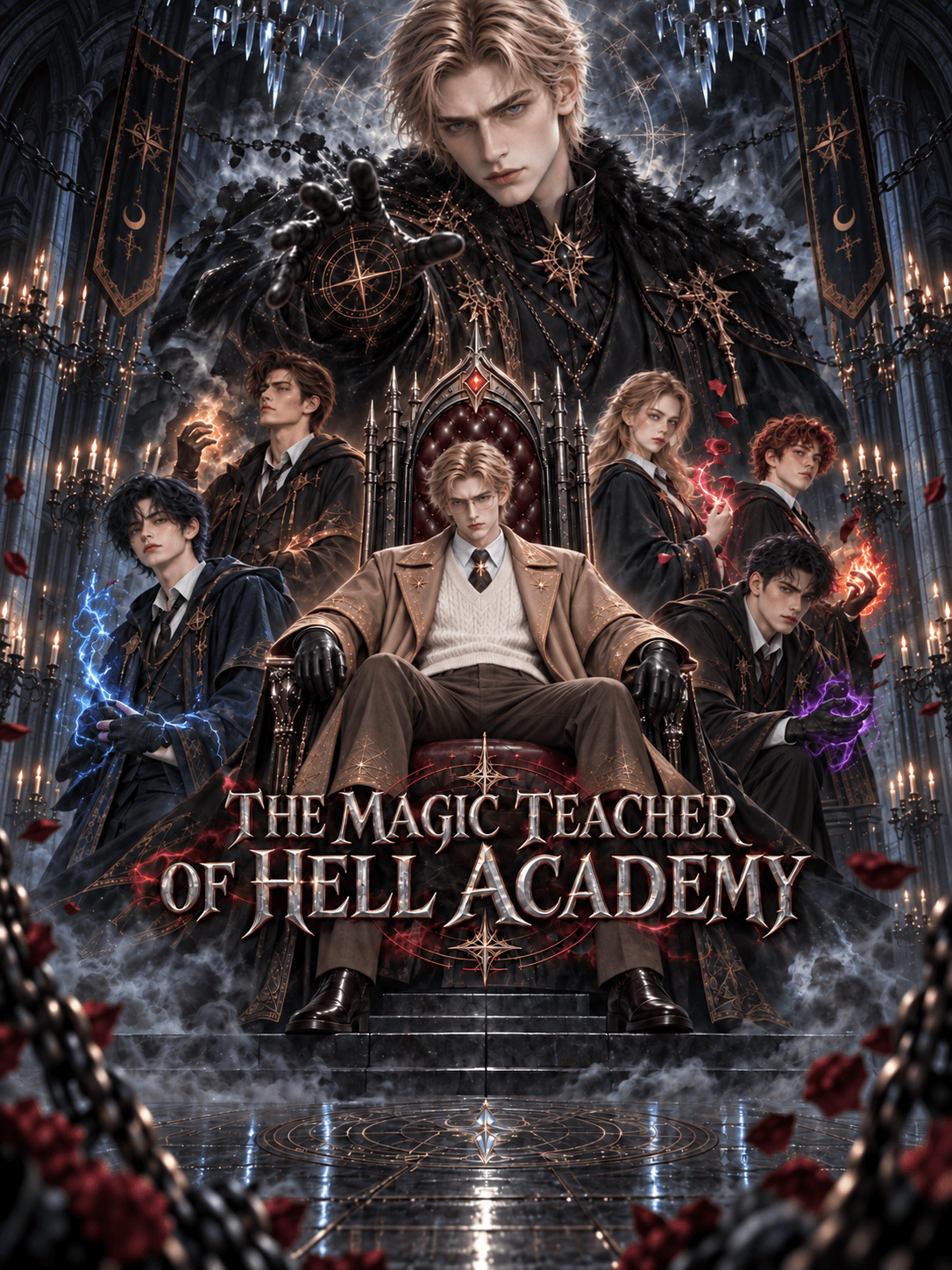 THE MAGIC TEACHER OF HELL ACADEMY short drama poster