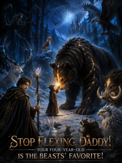 Stop Flexing, Daddy! Your Four-Year-Old Is the Beasts' Favorite! poster