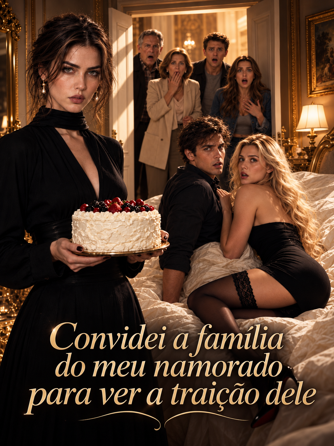 Convidei a família do meu namorado para ver a traição dele