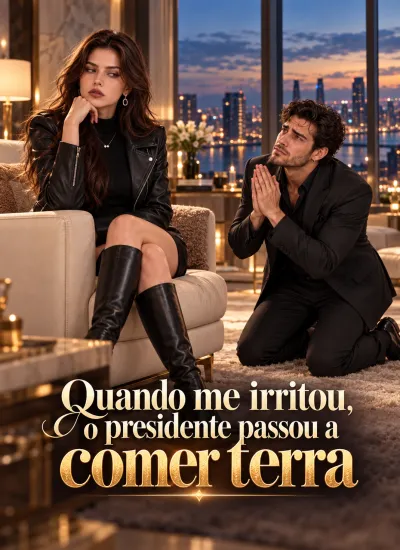 Quando me irritou, o presidente passou a comer terra poster