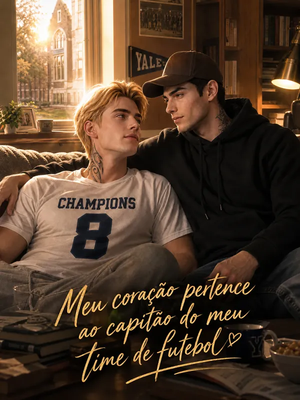 Meu coração pertence ao capitão do meu time de futebol poster