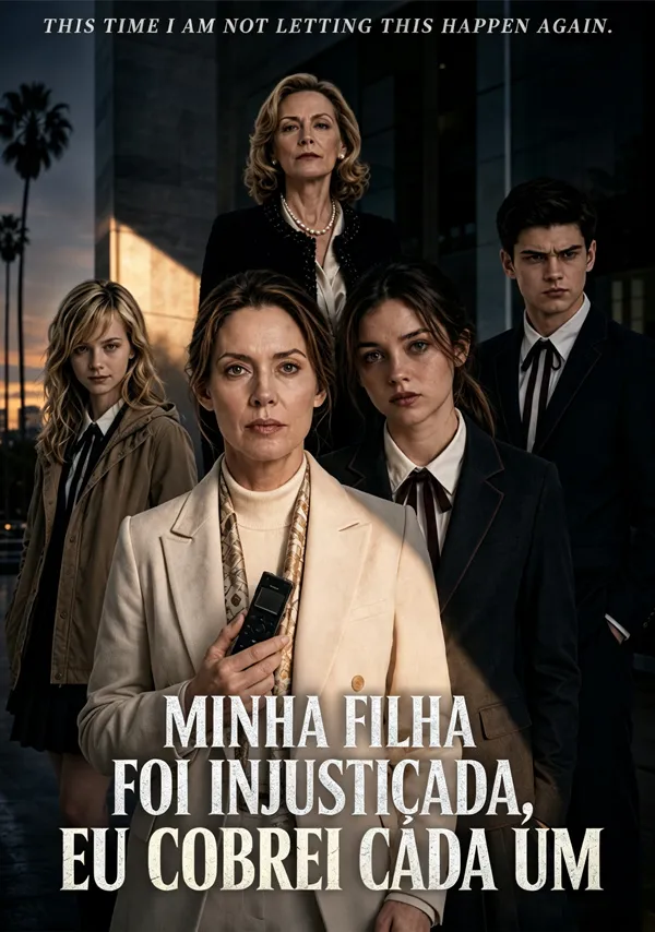 Minha filha foi injustiçada, eu cobrei cada um poster