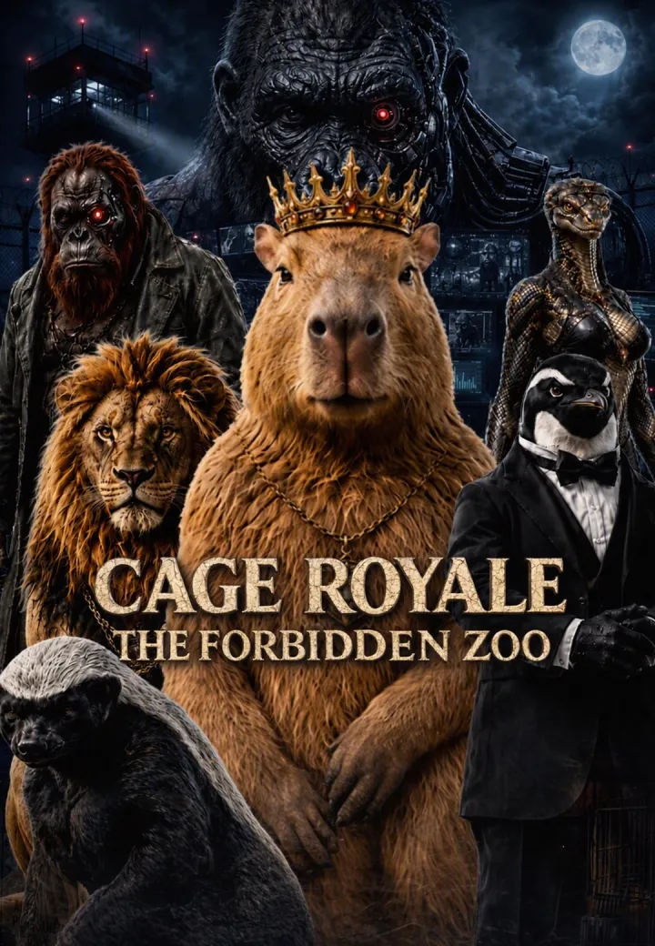 CAGE ROYALE THE FORBIDDEN ZOO poster