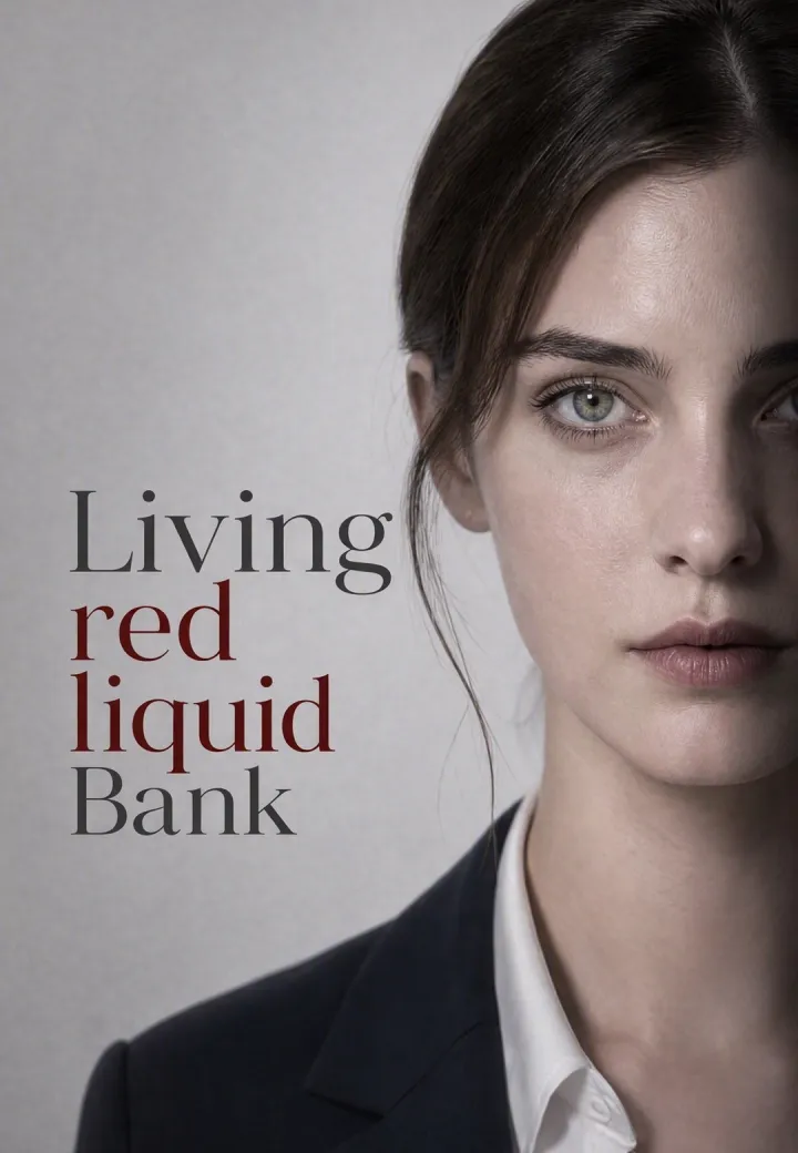 Living red liquid Bank poster