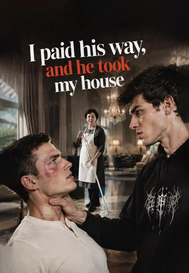 I paid his vway, and he took my house poster