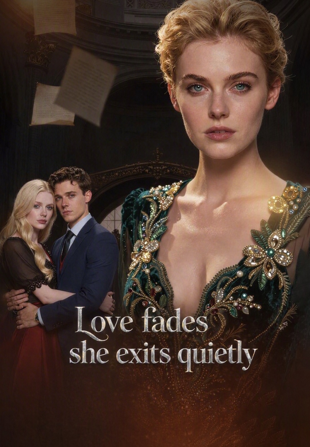 Love fades she exits quietly