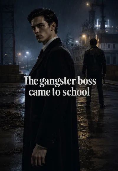 The gangster boss came to school poster