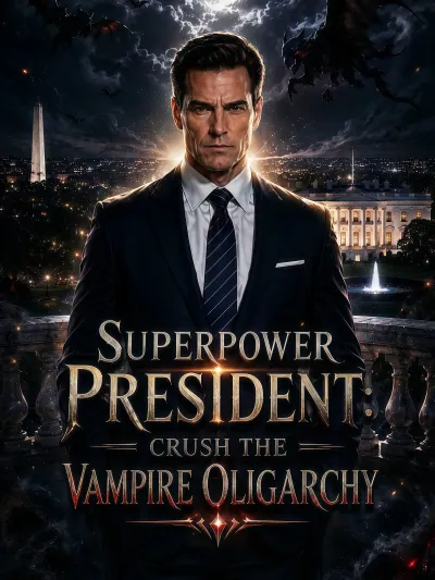 SUPERPOWER PRESIDENT:CRUSH THEVAMPIRE OLIGARCHY poster