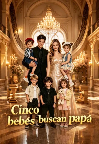 Cinco bebés buscan papá poster