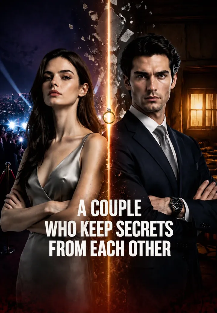 A couple who keep secrets from each other poster
