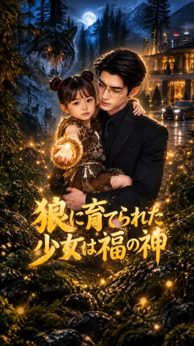 狼に育てられた少女は福の神 poster