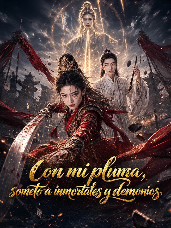Con mi pluma, someto a inmortales y demonios