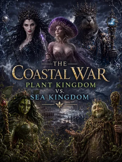The Coastal War: Plant Kingdom VS. Sea Kingdom poster