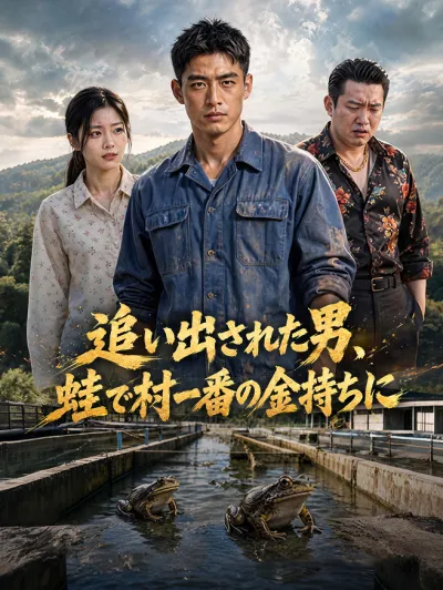 追い出された男、蛙で村一番の金持ちに poster