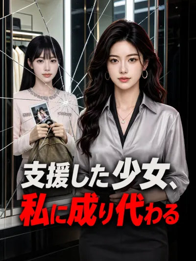 支援した少女、私に成り代わる poster