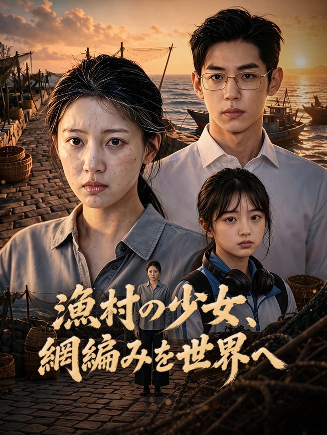 漁村の少女、網編みを世界へ
