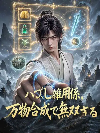 ハズレ雑用係、万物合成で無双する poster