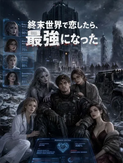 終末世界で恋したら、最強になった poster