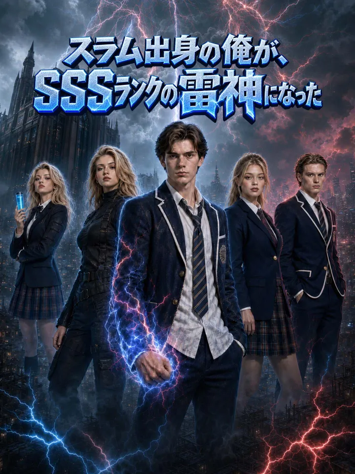 スラム出身の俺が、SSSランクの雷神になった poster