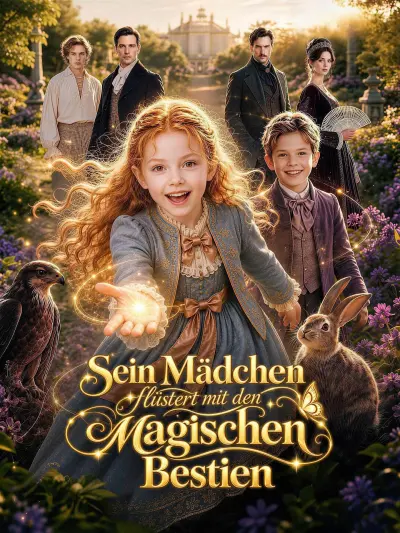 Sein Mädchen flüstert mit den magischen Bestien poster