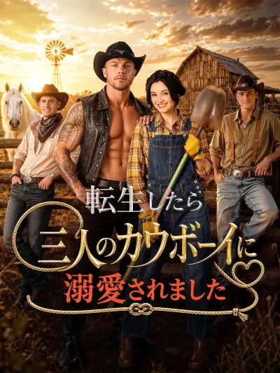 (吹替版)転生したら三人のカウボーイに溺愛されました poster