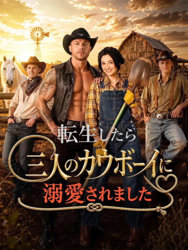 (吹替版)転生したら三人のカウボーイに溺愛されました poster