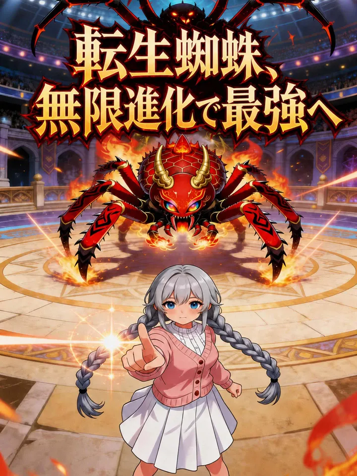 転生蜘蛛、無限進化で最強へ poster