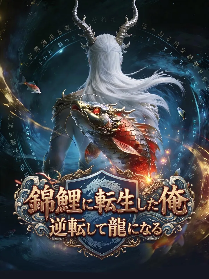 錦鯉に転生した俺 逆転して龍になる poster