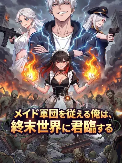 メイド軍団を従える俺は、終末世界に君臨する poster