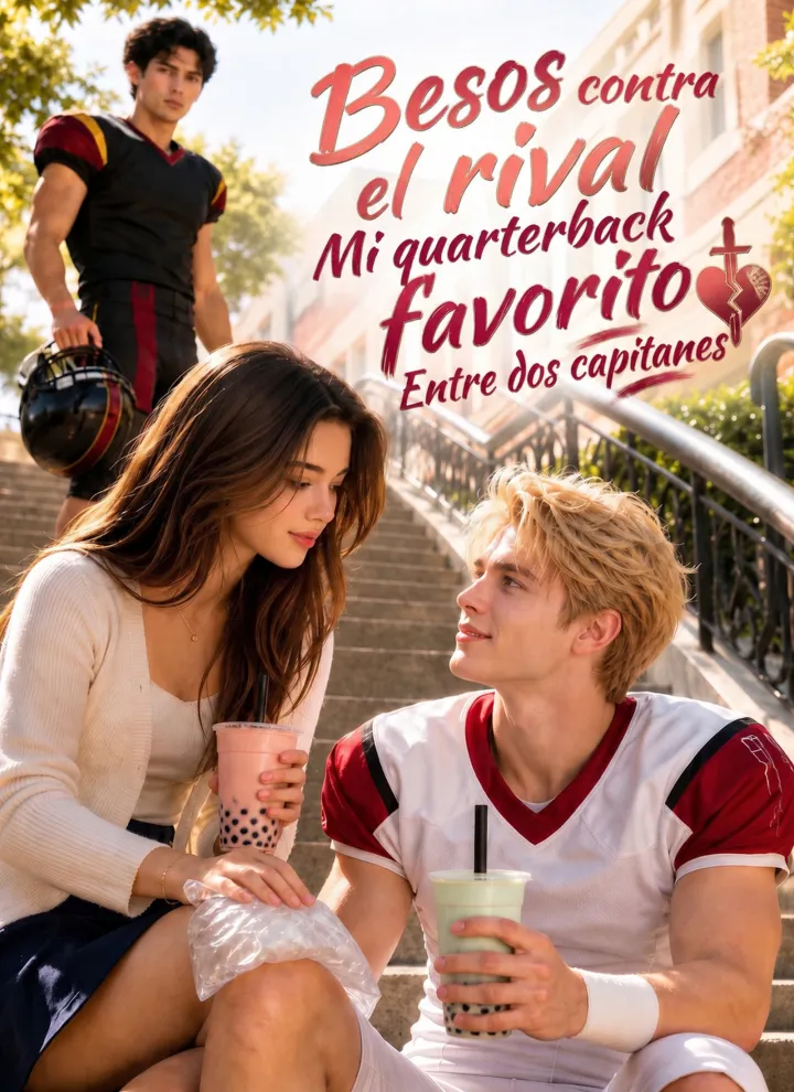 Besos contra el rival Mi quarterback favorito Entre dos capitanes poster