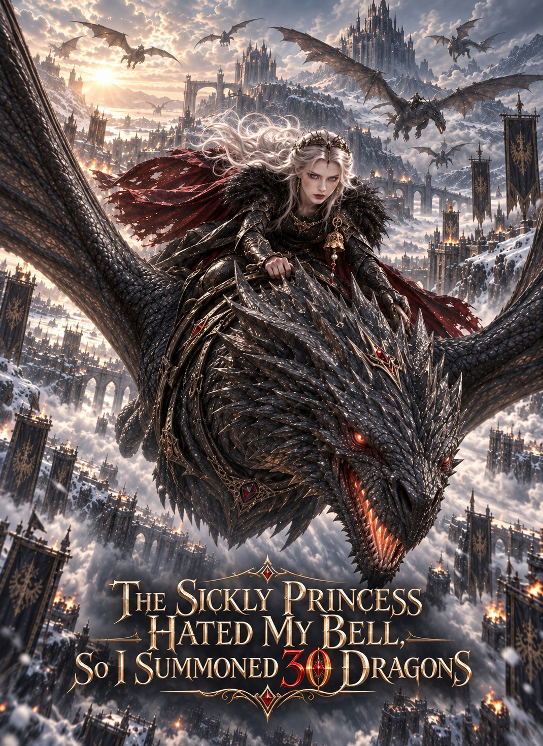 The Sickly Princess Hated My Bell, So I Summoned 30 Dragons short drama poster