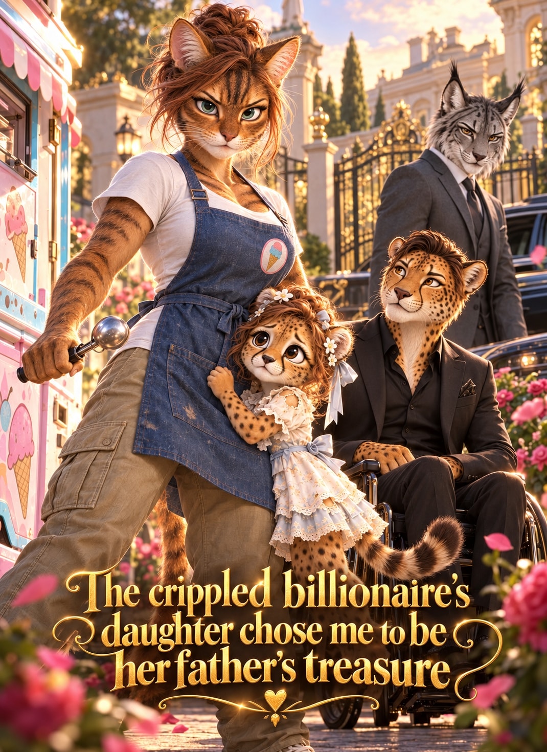 The crippled billionaire's daughter chose me to be her father's treasure