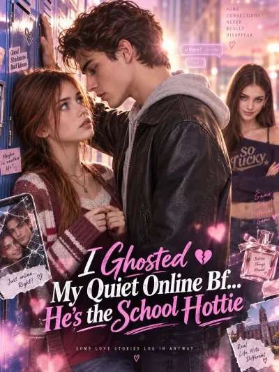 I Ghosted My Quiet Online Bf... He’s the School Hottie poster