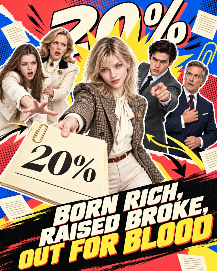 Born Rich, Raised Broke, Out for Blood poster
