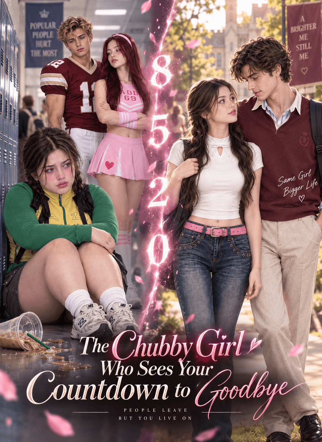 The Chubby Girl Who Sees Your Countdown to Goodbye short drama poster