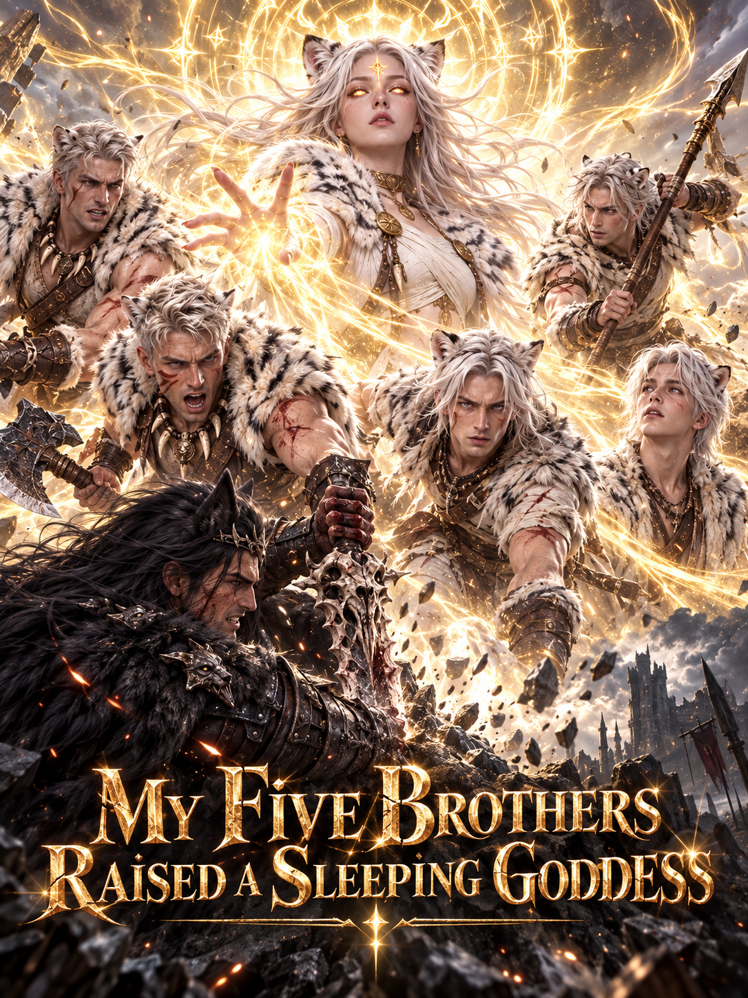 My Five Brothers Raised a Sleeping Goddess