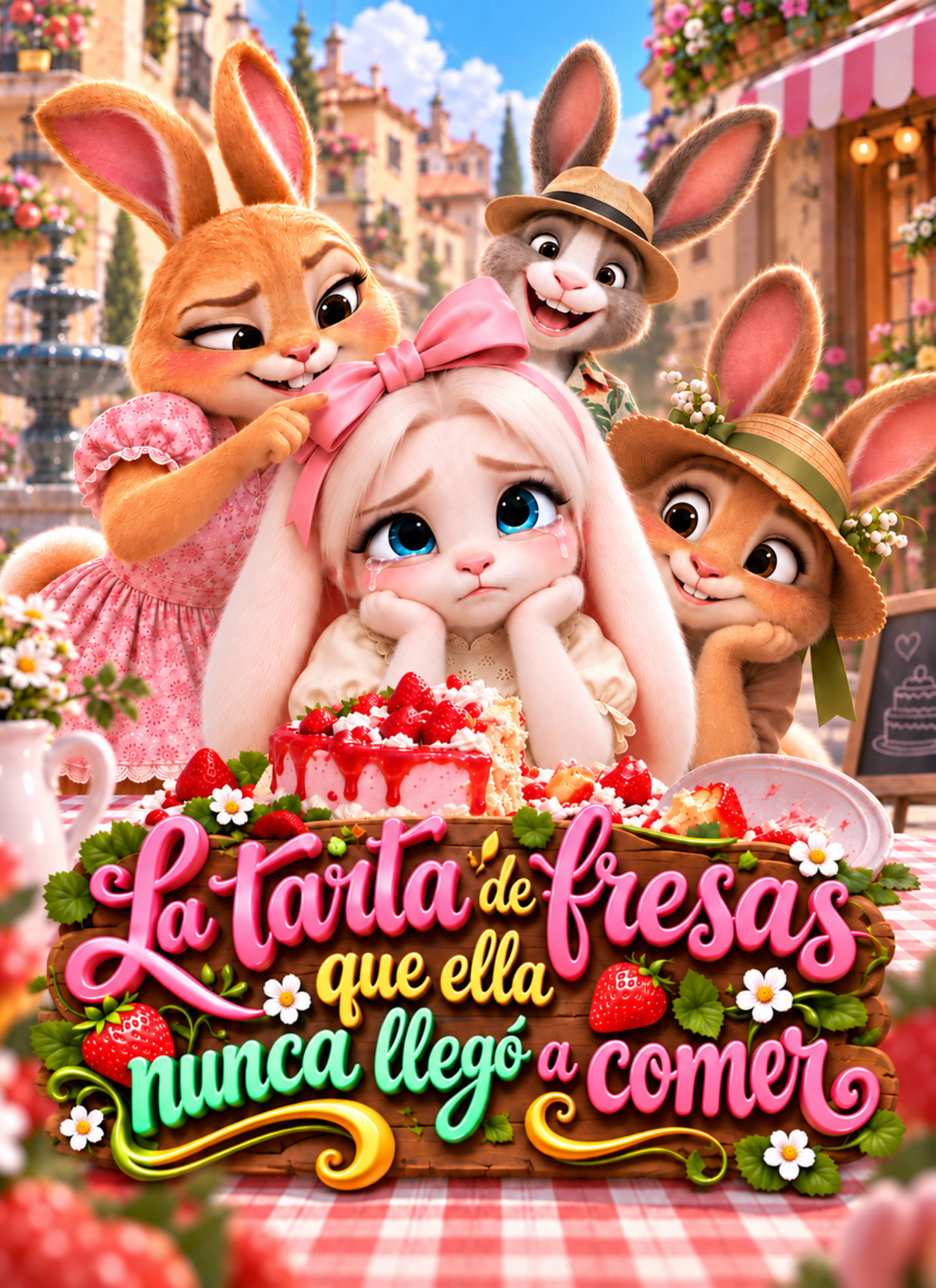 La tarta de fresas que ella nunca llegó a comer.