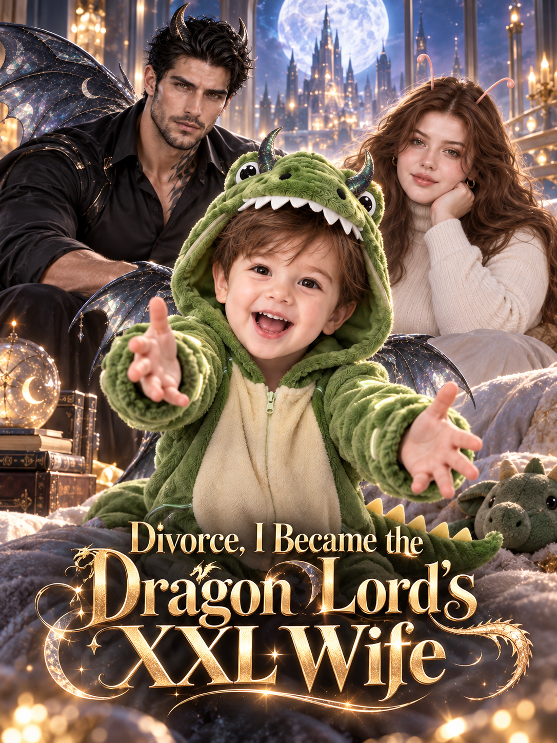 Divorce, I Became the Dragon Lord’s XXL Wife short drama poster
