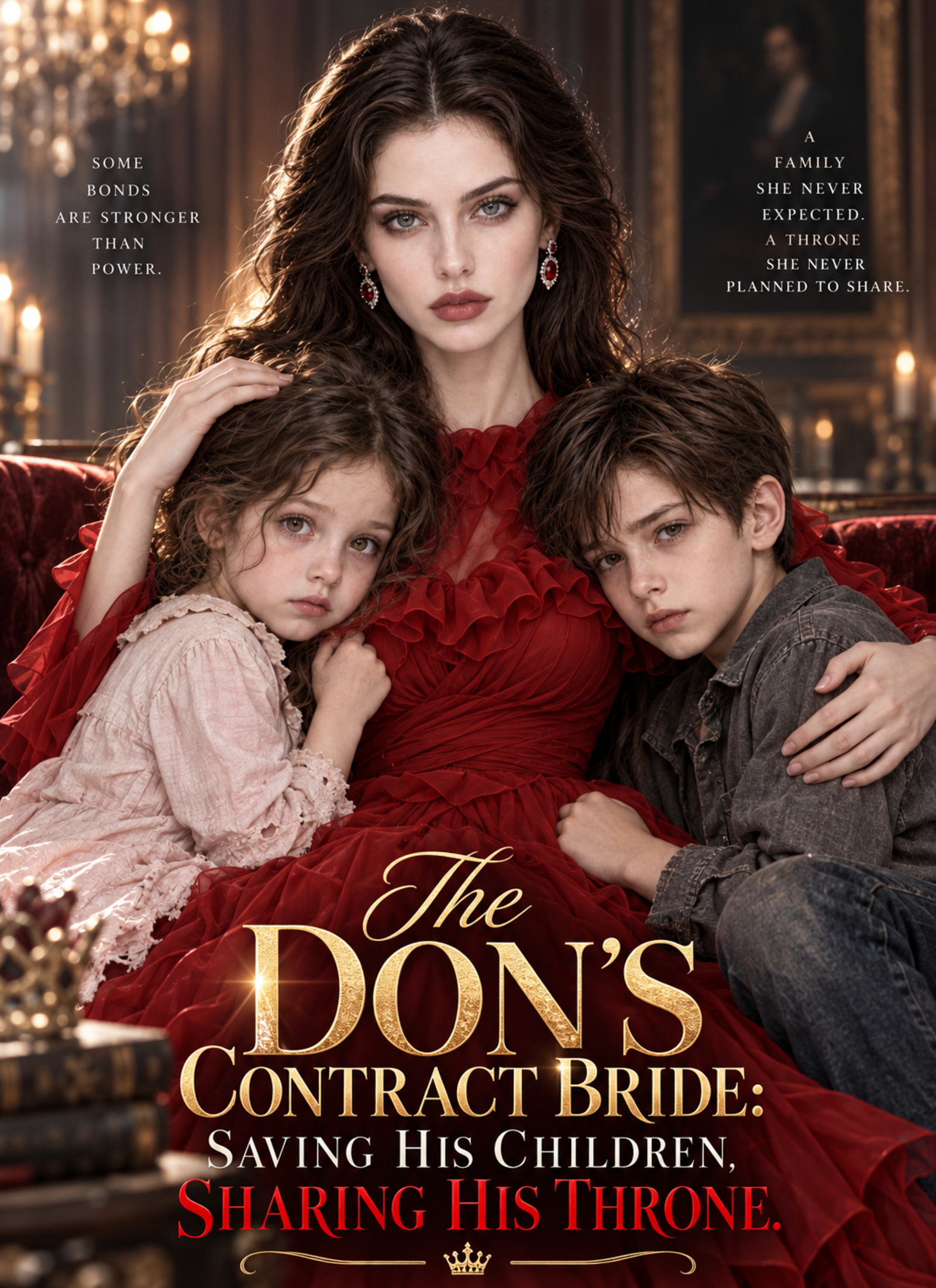 The Don's Contract Bride: Saving His Children, Sharing His Throne short drama poster