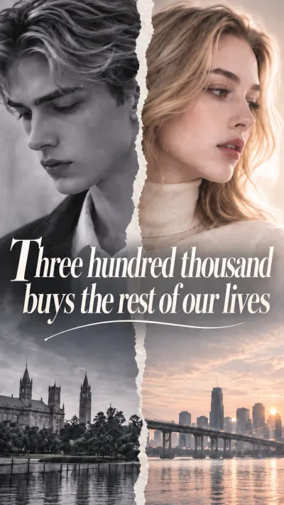 Three hundred thousand buys the rest of our lives poster