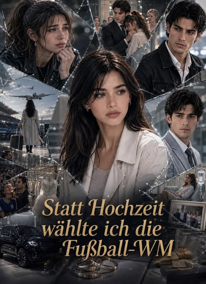 Statt Hochzeit wählte ich die Fußball-WM poster