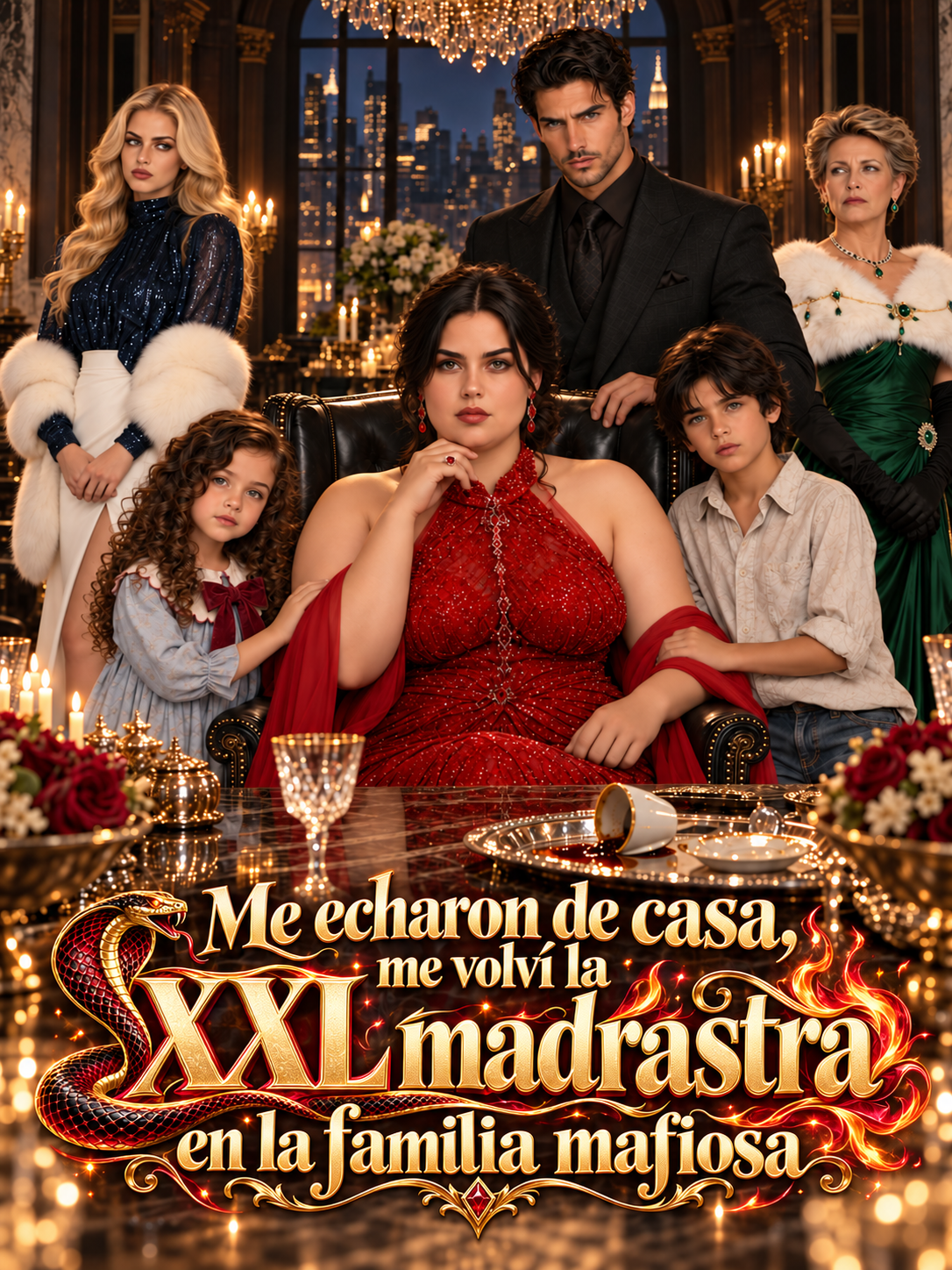 Me echaron de casa, me volví la XXL madrastra en la familia mafiosa